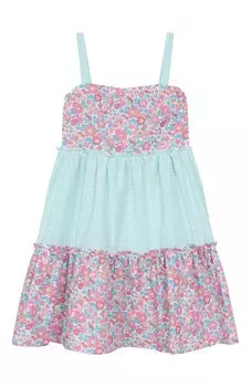 Хлопковый сарафан Pesciolino Rosso