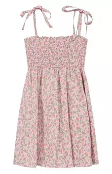 Хлопковый сарафан Pesciolino Rosso