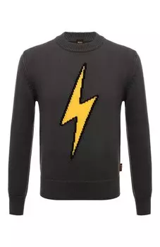 Хлопковый свитер BOSS Orange