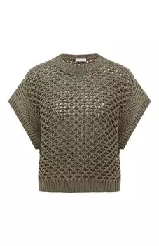 Хлопковый свитер Brunello Cucinelli