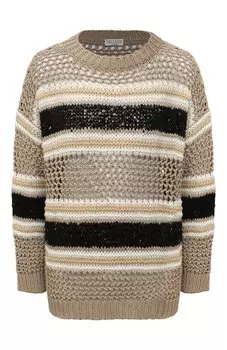 Хлопковый свитер Brunello Cucinelli