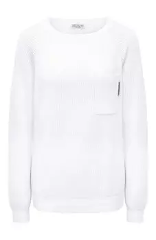 Хлопковый свитер Brunello Cucinelli