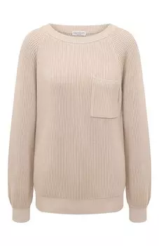 Хлопковый свитер Brunello Cucinelli