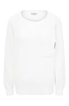 Хлопковый свитер Brunello Cucinelli