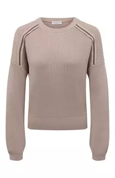 Хлопковый свитер Brunello Cucinelli