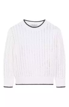 Хлопковый свитер Brunello Cucinelli