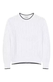 Хлопковый свитер Brunello Cucinelli