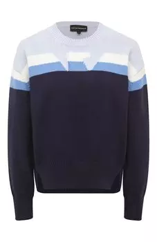 Хлопковый свитер Emporio Armani