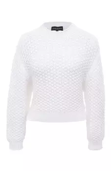 Хлопковый свитер Emporio Armani