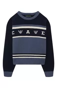 Хлопковый свитер Emporio Armani