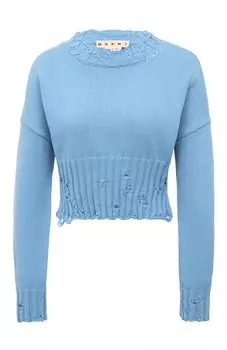 Хлопковый свитер Marni