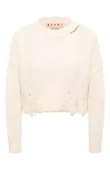 Хлопковый свитер Marni