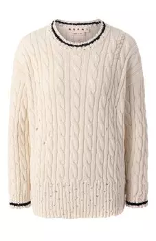 Хлопковый свитер Marni