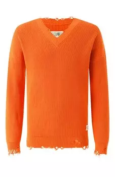 Хлопковый свитер MM6