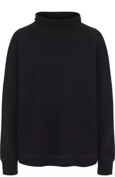 Хлопковый свитер с высоким воротником Giorgio Armani