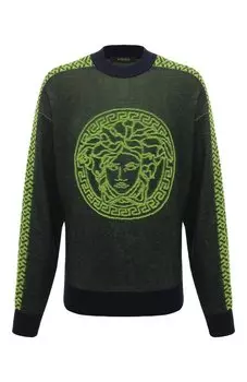 Хлопковый свитер Versace