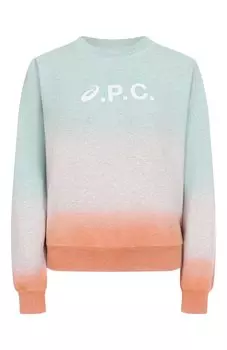 Хлопковый свитшот A.P.C. x ASICS A.P.C.