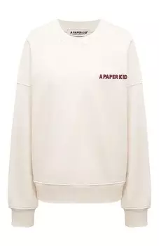 Хлопковый свитшот A Paper Kid