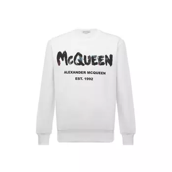 Хлопковый свитшот Alexander McQueen