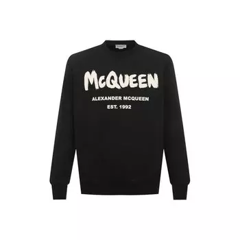 Хлопковый свитшот Alexander McQueen