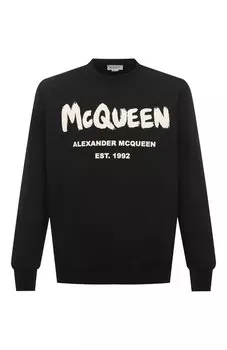 Хлопковый свитшот Alexander McQueen