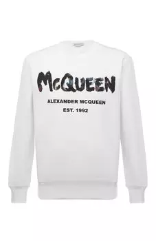 Хлопковый свитшот Alexander McQueen