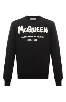 Хлопковый свитшот Alexander McQueen