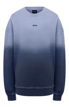 Хлопковый свитшот BOSS Orange