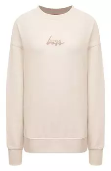 Хлопковый свитшот BOSS Orange