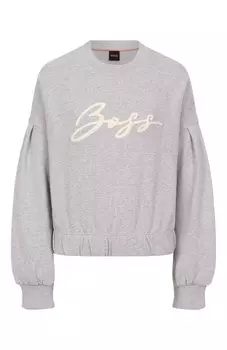 Хлопковый свитшот BOSS Orange