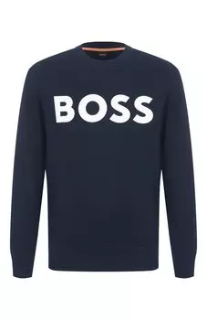 Хлопковый свитшот BOSS Orange