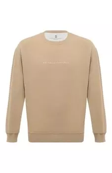 Хлопковый свитшот Brunello Cucinelli