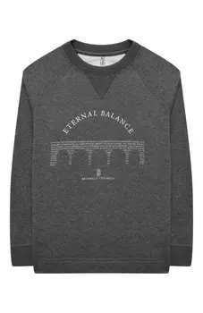 Хлопковый свитшот Brunello Cucinelli