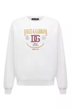 Хлопковый свитшот Dolce & Gabbana