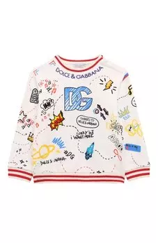 Хлопковый свитшот Dolce & Gabbana