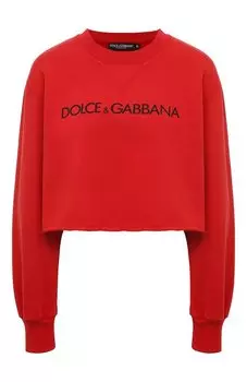 Хлопковый свитшот Dolce & Gabbana