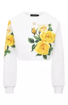 Хлопковый свитшот Dolce & Gabbana