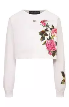Хлопковый свитшот Dolce & Gabbana