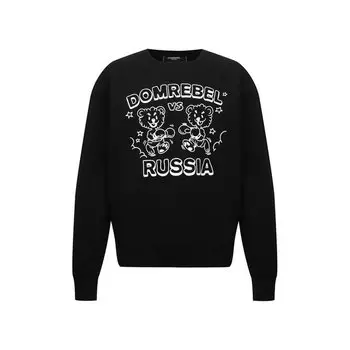 Хлопковый свитшот DOMREBEL