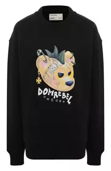 Хлопковый свитшот DOMREBEL