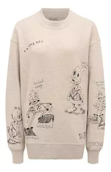 Хлопковый свитшот DOMREBEL