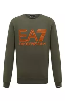 Хлопковый свитшот EA7