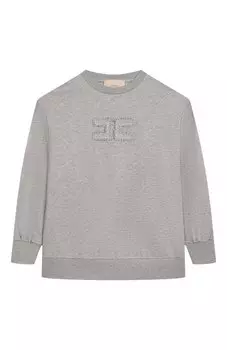 Хлопковый свитшот Elisabetta Franchi La Mia Bambina