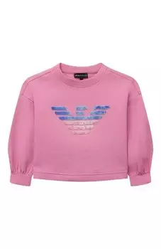 Хлопковый свитшот Emporio Armani