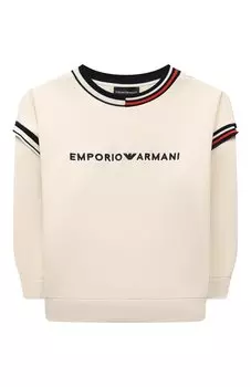 Хлопковый свитшот Emporio Armani