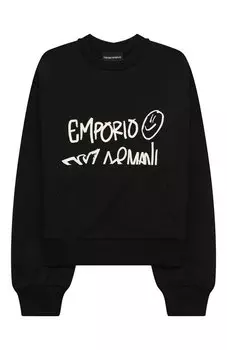 Хлопковый свитшот Emporio Armani
