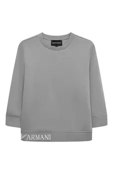 Хлопковый свитшот Emporio Armani