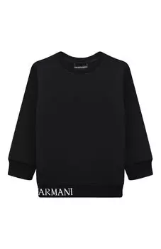 Хлопковый свитшот Emporio Armani