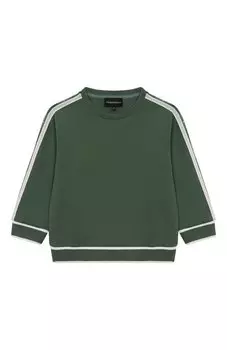 Хлопковый свитшот Emporio Armani