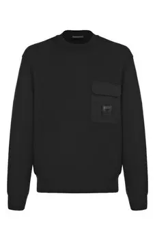 Хлопковый свитшот Emporio Armani